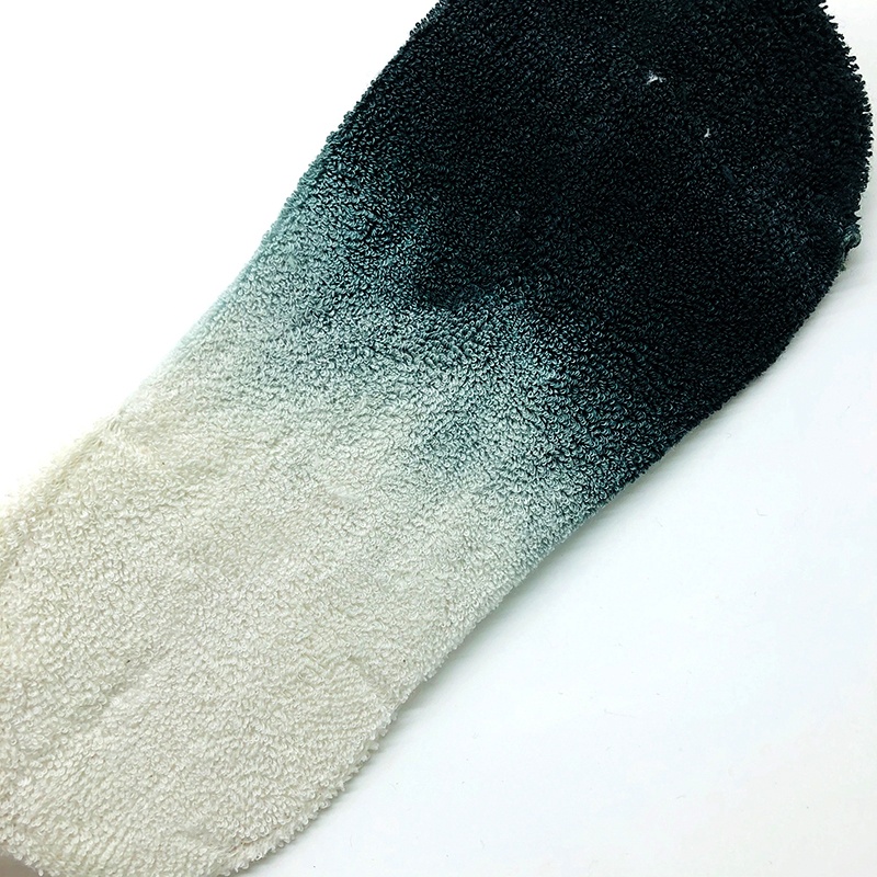 漸變運動毛圈男式短襪