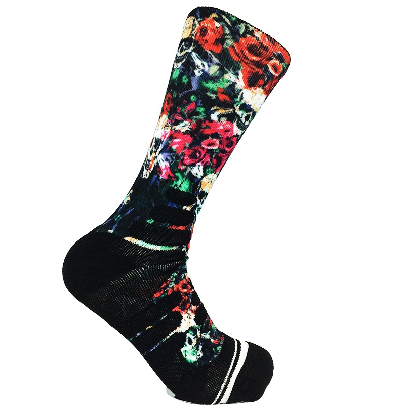 印花男式中襪壓力襪NF18073