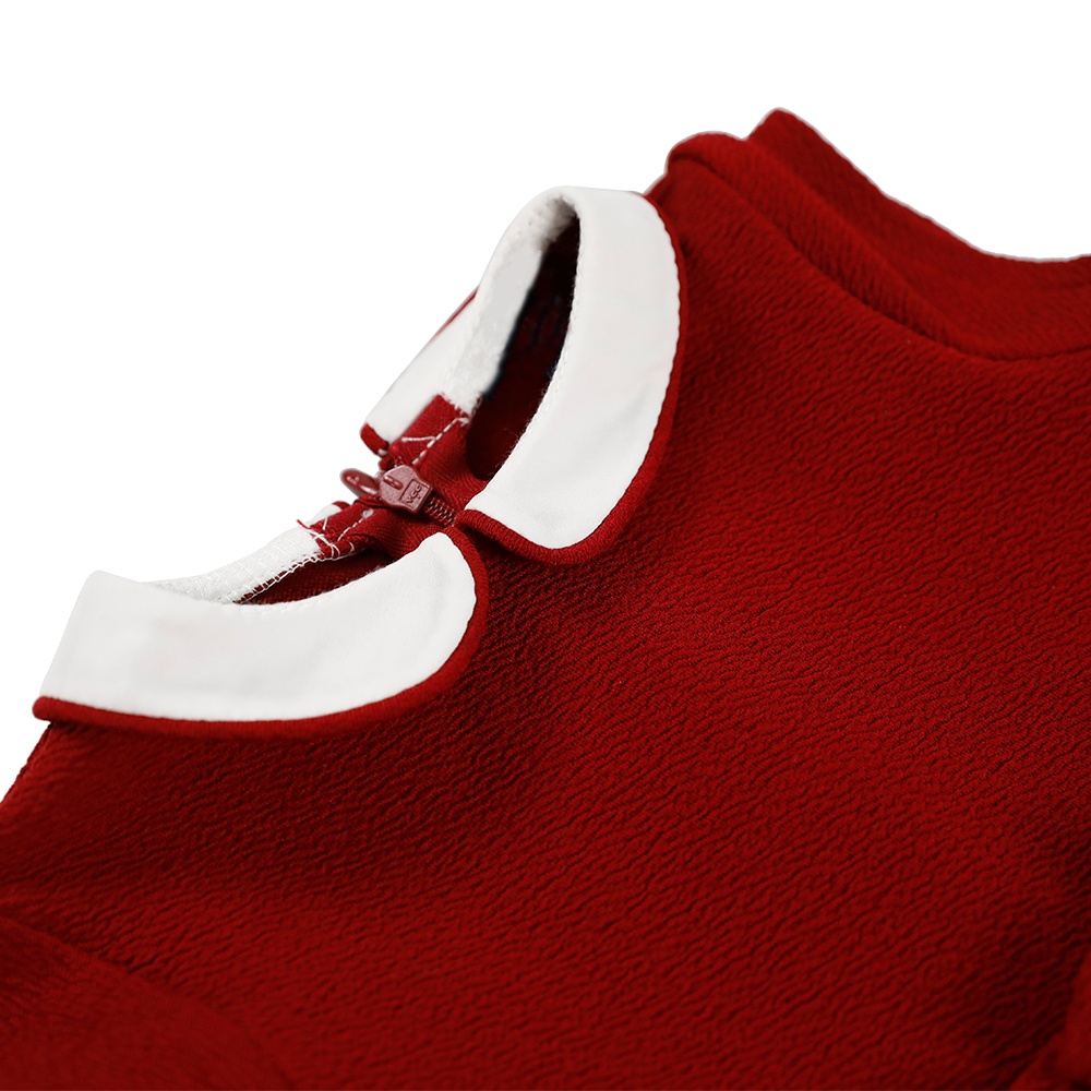 女嬰縐布連衣裙