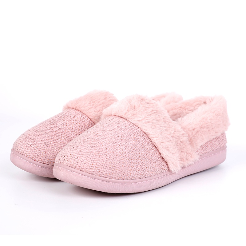 女士雪尼爾滿幫鞋拖鞋