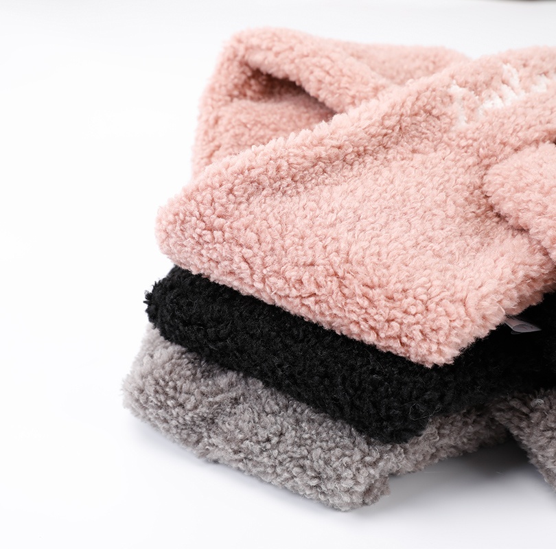 人造毛刺繡圍巾