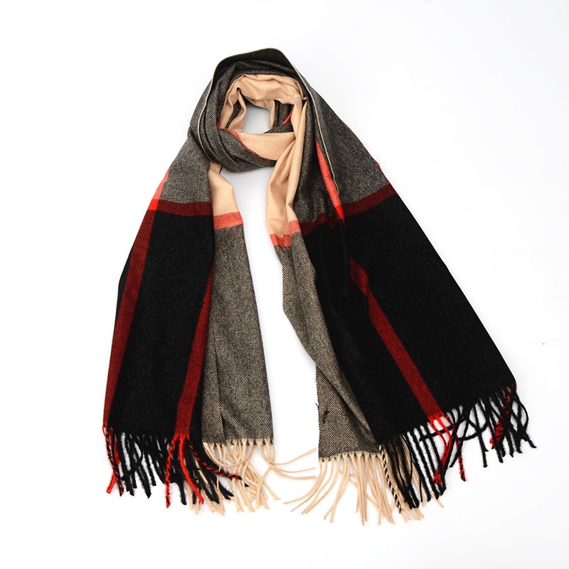 多色梭織圍巾