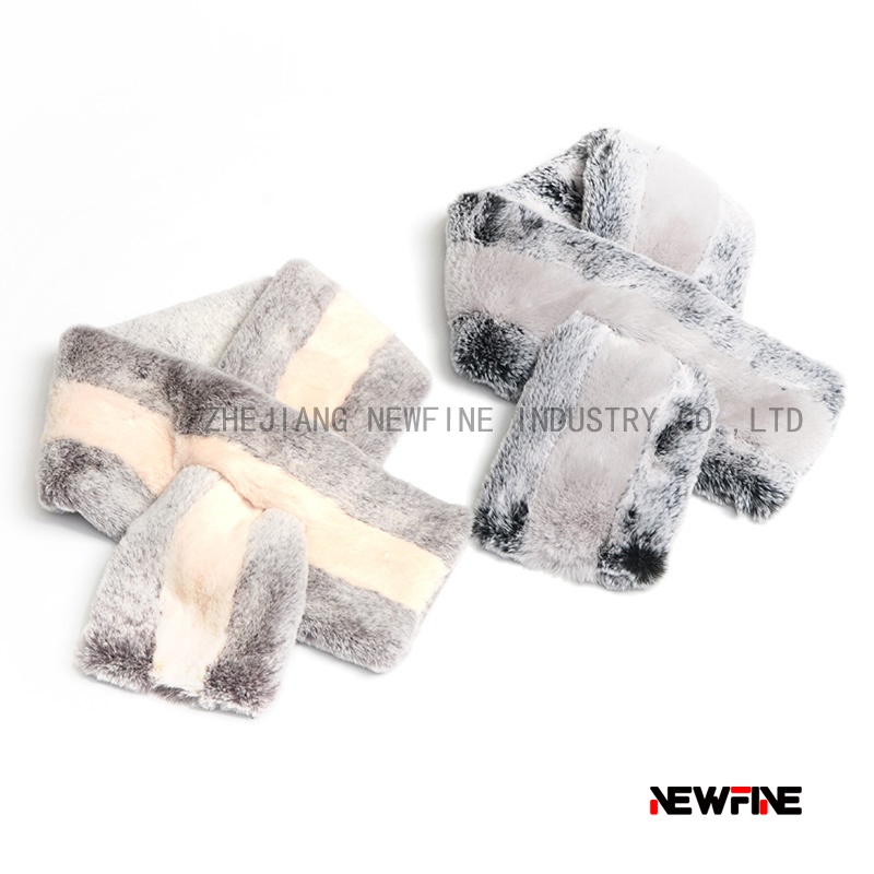 人造毛圍巾